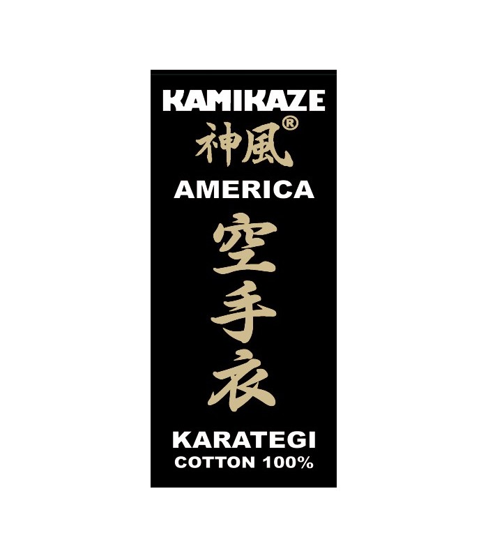 Veste et/ou pantalon Kimono noir Kobudo, Kamikaze