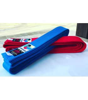 Cinturón SHUREIDO, Rojo o Azul, para competición Kata, grosor especial (BST)