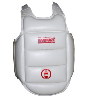 Official BODY PROTECTOR Spanisch Karate Federation, white for children/juvenil