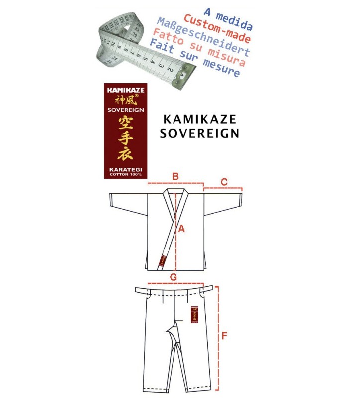 Karategui Kamikaze Sovereign hecho a medida
