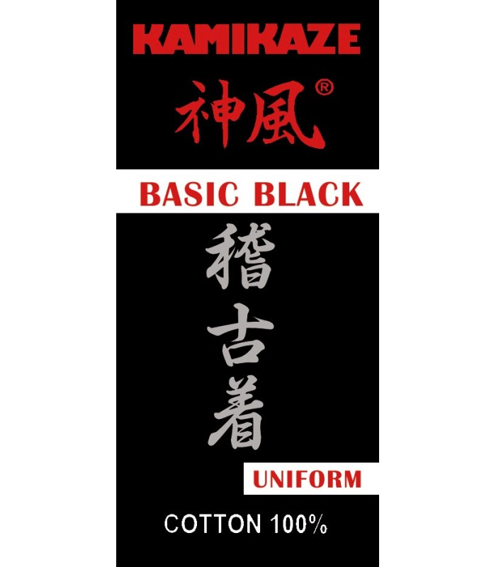 Schwarze Jacke Kamikaze BASIC BLACK
