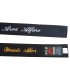 Ceinture Noire en coton Shureido 