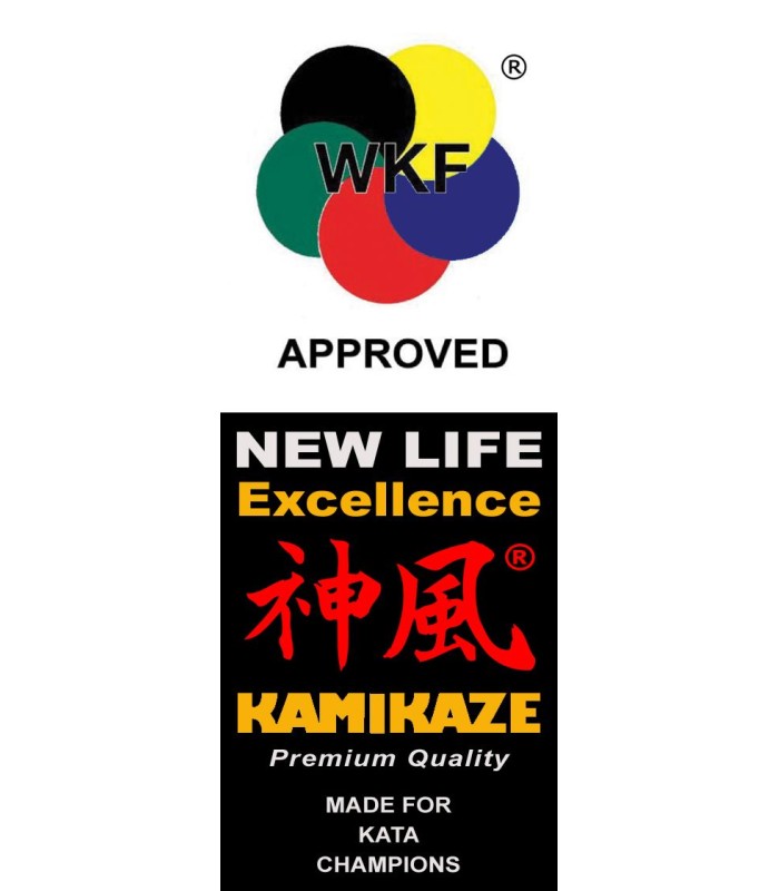 Kamikaze NEW LIFE EXCELLENCE KATA WKF Gi, ROT oder BLAU