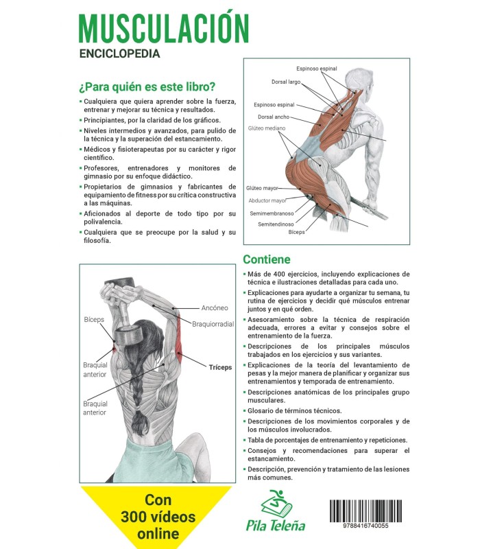 Libro Enciclopedia Ejercicios de musculación