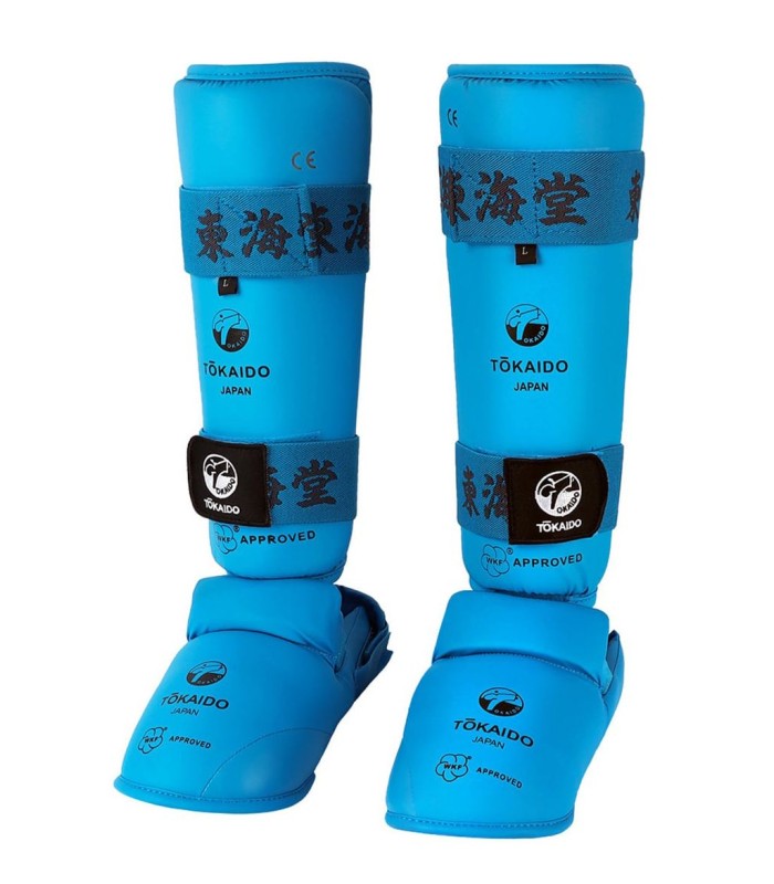 Shin- and foot protector, combined, TOKAIDO, WKF Approved