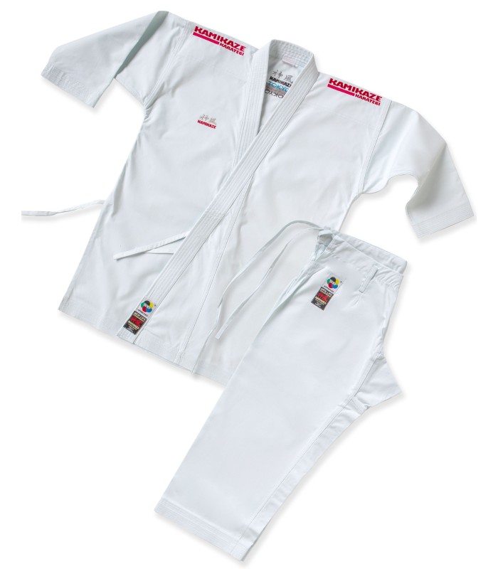 Karategi Kamikaze NEW LIFE EXCELLENCE KATA WKF Approved, ROSSO o BLU