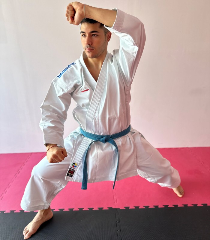 Karategi Kamikaze NEW LIFE EXCELLENCE KATA WKF Approved, ROSSO o BLU