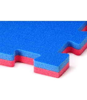 Tatami, special for Karate WKF Approved, Jigsaw Mat 100 x 100 x 2 cm, RED-BLUE reversible