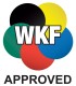 Wettkampfgürtel BLAU von Kamikaze, mit DKV/WKF-Zertifizierung