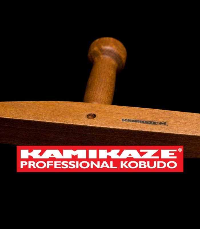 TONFA KAMIKAZE PROFESSIONAL KOBUDO hand made, oak, square, pair