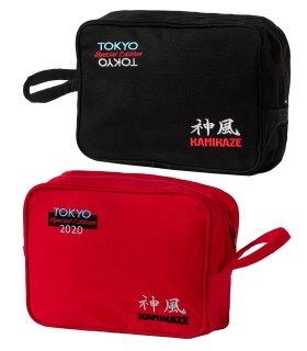 TROUSSE DE TOILETTE KAMIKAZE, Tokyo Special Edition, rouge ou noir