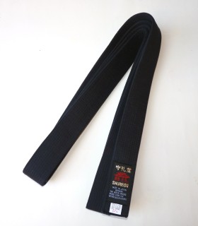Shureido cotton black belt
