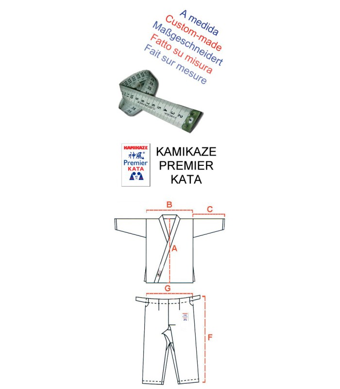 Kamikaze-Karategi PREMIER-KATA - Maßgeschneidert