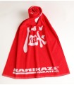 SERVIETTE DE BAIN KARATE-DÔ de KAMIKAZE, rouge