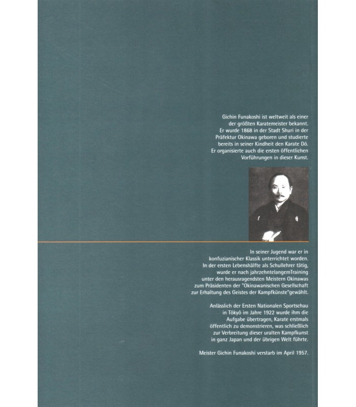 Libro KARATE-DO NYUMON, Gichin FUNAKOSHI, tedesco