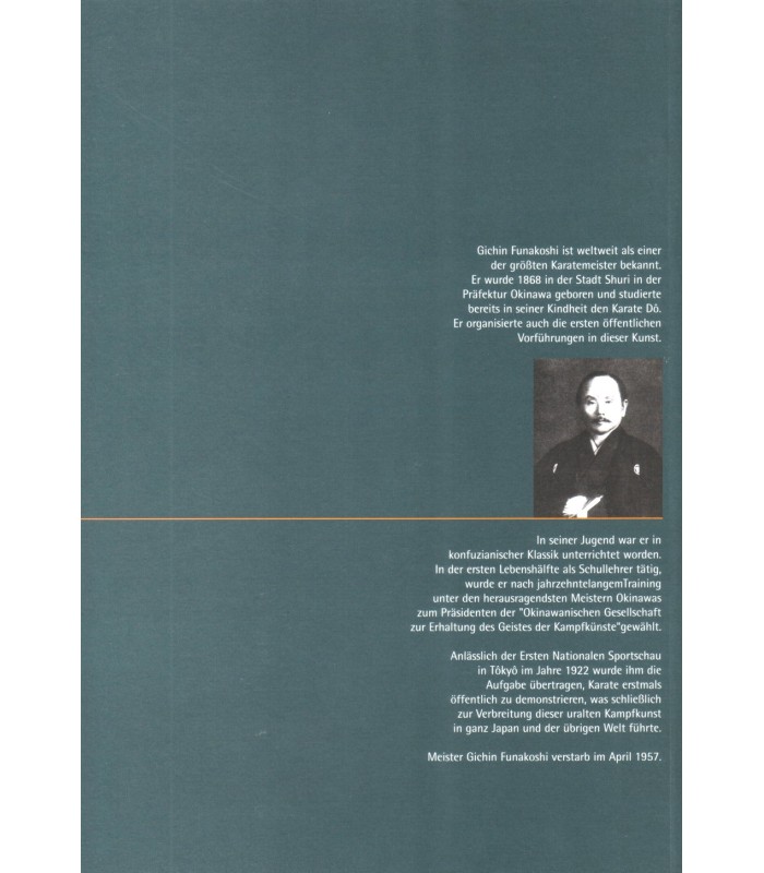 Livro KARATE-DO NYUMON, Gichin FUNAKOSHI, alemão