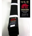 Ceinture Noire en satin Shureido 