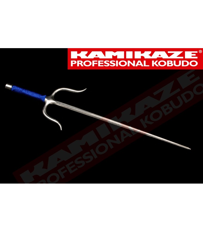 SAI KAMIKAZE PROFESSIONAL KOBUDO, acero inoxidable, octagonal, cordaje azul, pareja