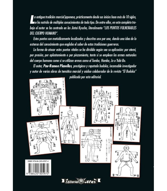 Libro JINTAI KYUSHO - Los puntos vulnerables del cuerpo humano, Pau-Ramon Planellas, español