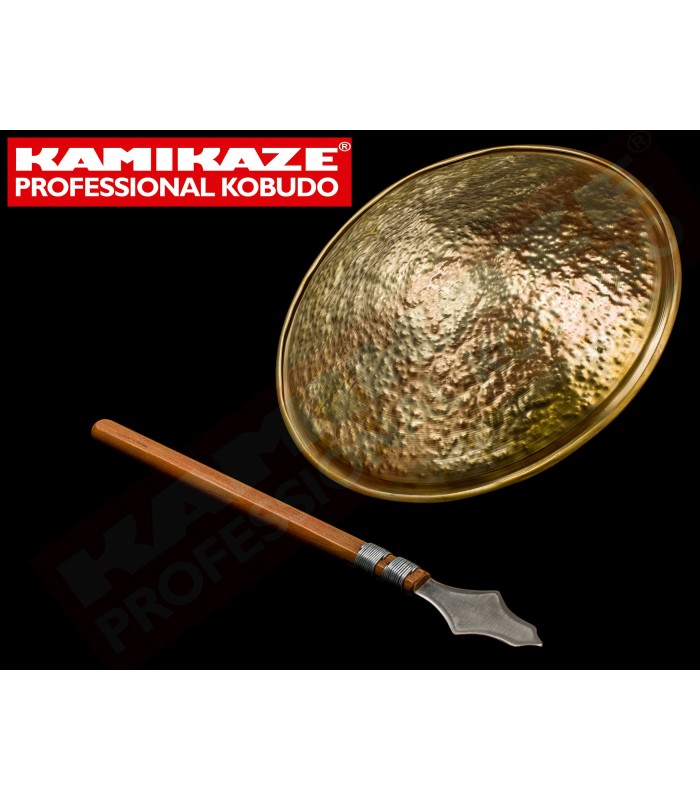 TINBE KAMIKAZE KOBUDO PROFESSIONAL, bronze forjado martelado, um punho central