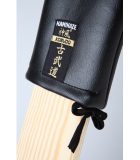 KAMIKAZE Makiwara cover, padded artificial leather, black