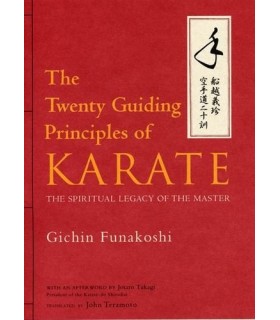 Book FUNAKOSHI Twenty Guiding Principles of Karate, English