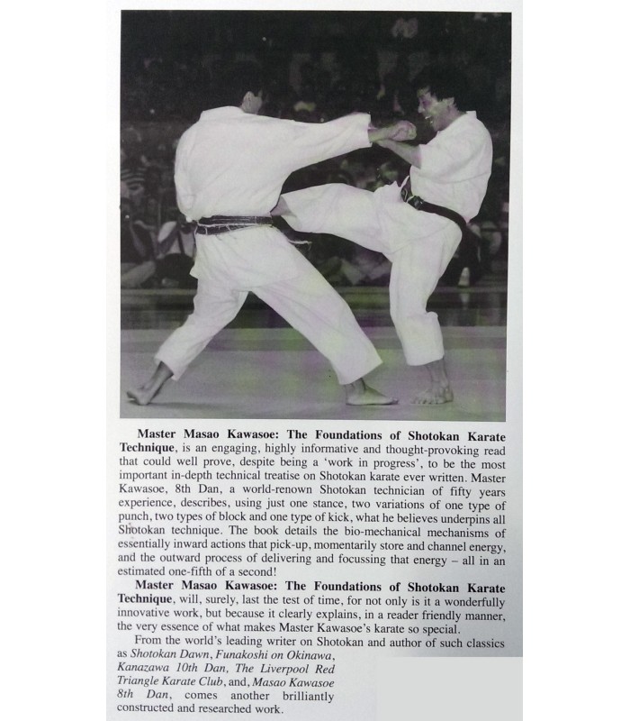 Book MASTER MASAO KAWASOE 8th DAN, The Foundations of Shotokan, Dr. Clive Layton, English