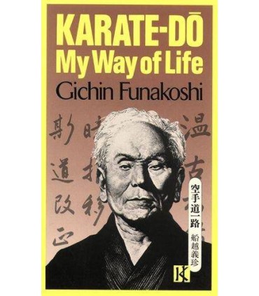 Livro MY WAY OF LIFE de mestre G. Funakoshi, Inglês