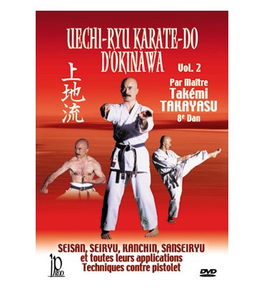 DVD serie UECHI-RYU KARATE-DO di Okinawa, Takemi TAKAYASU 8º Dan, spagnolo PAL all region, Vol.2