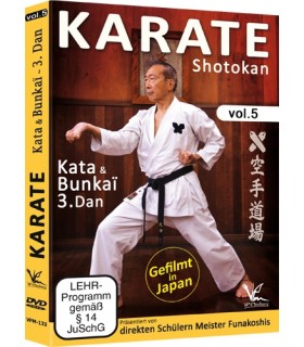 DVD Karate Shotokan, Kata & Bunkai pour 3ème Dan, par les disciples de Funakoshi , Vol.5