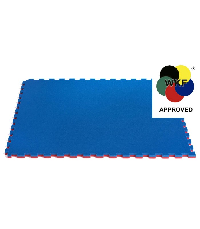 Tatami, special for Karate WKF Approved, Jigsaw Mat 100 x 100 x 2 cm, RED-BLUE reversible