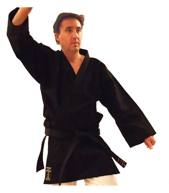 Veste et/ou pantalon Kimono noir Kobudo, Kamikaze