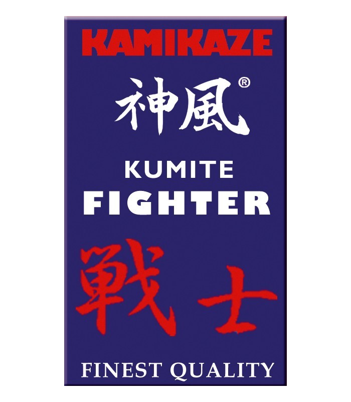 Cinturón Kamikaze modelo Kumite Fighter - WKF color azul