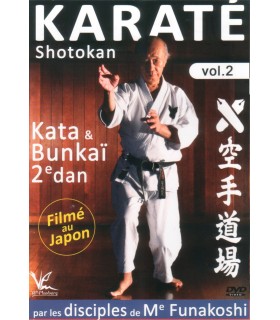 DVD Karaté Shotokan, Katas & Bunkaï 1er et 2e Dan, Volume 2