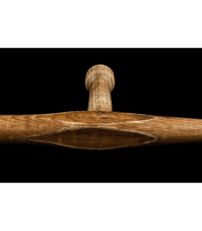 TONFA KAMIKAZE PROFESSIONAL KOBUDO hand made, oak, round, pair