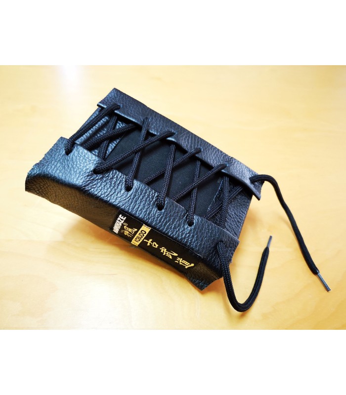 Makiwara punching pad KAMIKAZE PROFESSIONAL leather, black